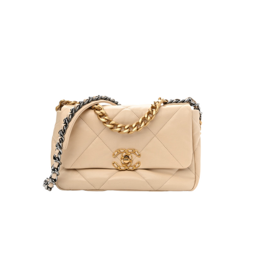 Chanel  19 Trío Beige